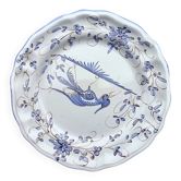 Assiette faïencerie Moustiers Sainte Marie 🌸