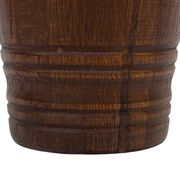 Vintage umbrella stand - holder oak basket storage design 60's minimalist