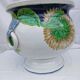 Very large painted ceramic plant pot - sunflower design