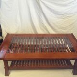 Exotic wooden Asian style coffee table
