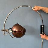 Herda space era eyeball arc wall lamp