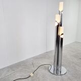 Vintage italian chrome floor lamp, 1970s