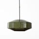 Green glass pendant lamp by Carl Fagerlund for Orrefors