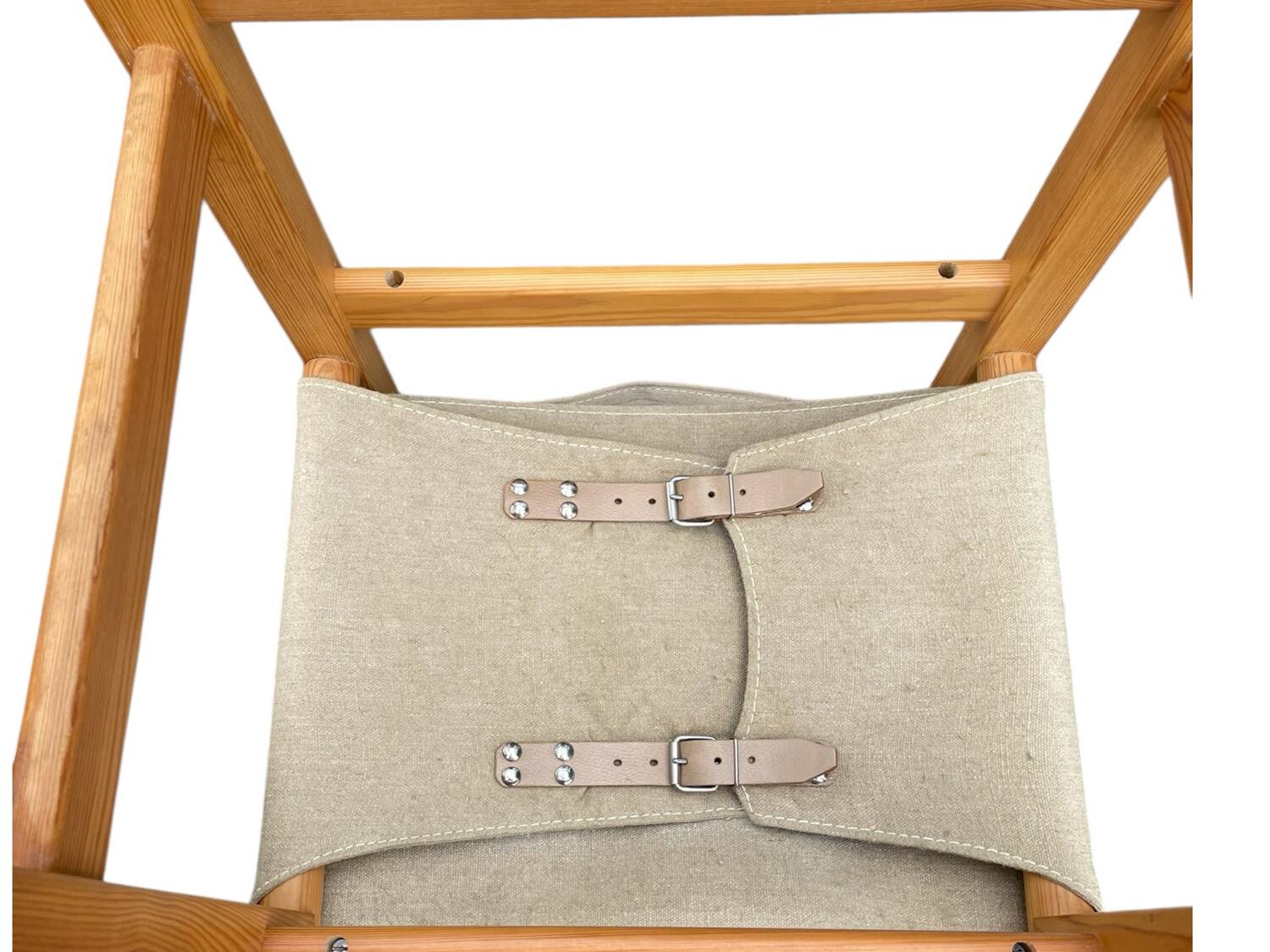 Tomas Jelinek Kotka Chair for Ikea pine and linen 1970s