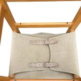 Tomas Jelinek Kotka Chair for Ikea pine and linen 1970s