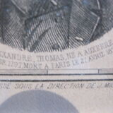 Engraving 19th France region of Yonne