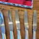 49-piece silver flatware set