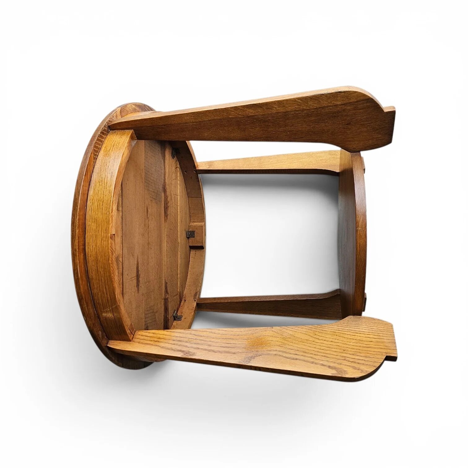 Table d'appoint en chêne Art Déco des années 1930