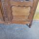 Small carved oak library