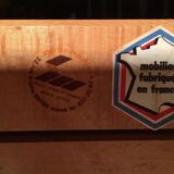 Table and 3 chairs Andre Sornay circa 60