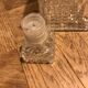 Carafe chiseled glass
