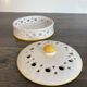 Vintage perforated ceramic box Arlux Belgium – 1960s/70s