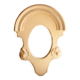 Miroir vintage en bois sculpté.