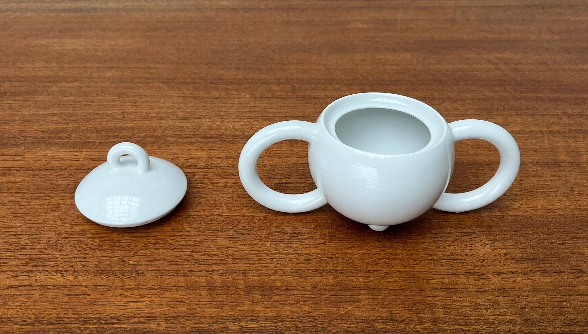 Vintage German sugar bowl Postmodern Fantasia Series by Matteo Thun for Arzberg, 1980s