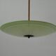 Art Deco ceiling light in green glass, 1940s, Germany