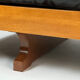 Vintage leather sofa daybed GS 195 by Gianni Songia for Sormani