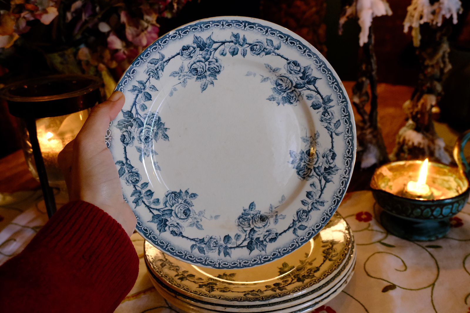 Blue iron earth plates