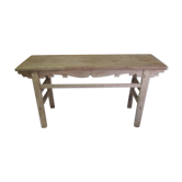 Console pickled wood