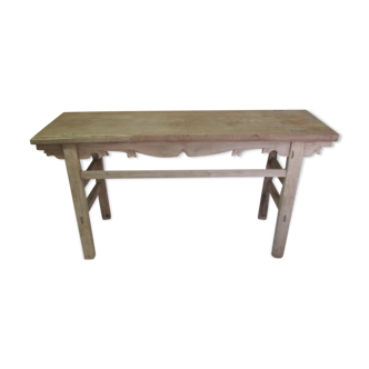 Console pickled wood
