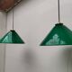 Green opaline pair