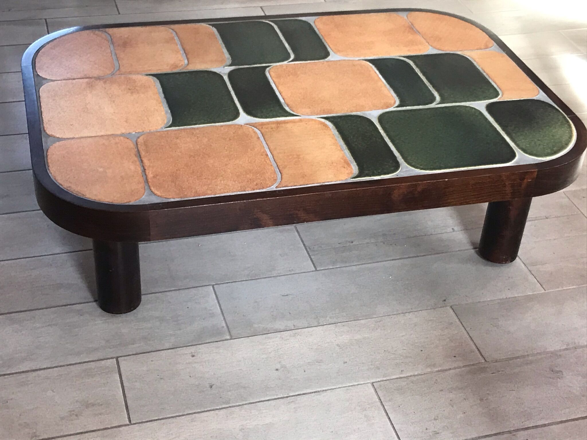 Ceramic table shogun Roger capron Annees 50 60: