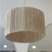 Suspension lampshade rattan bohemian vintage - d30 cm