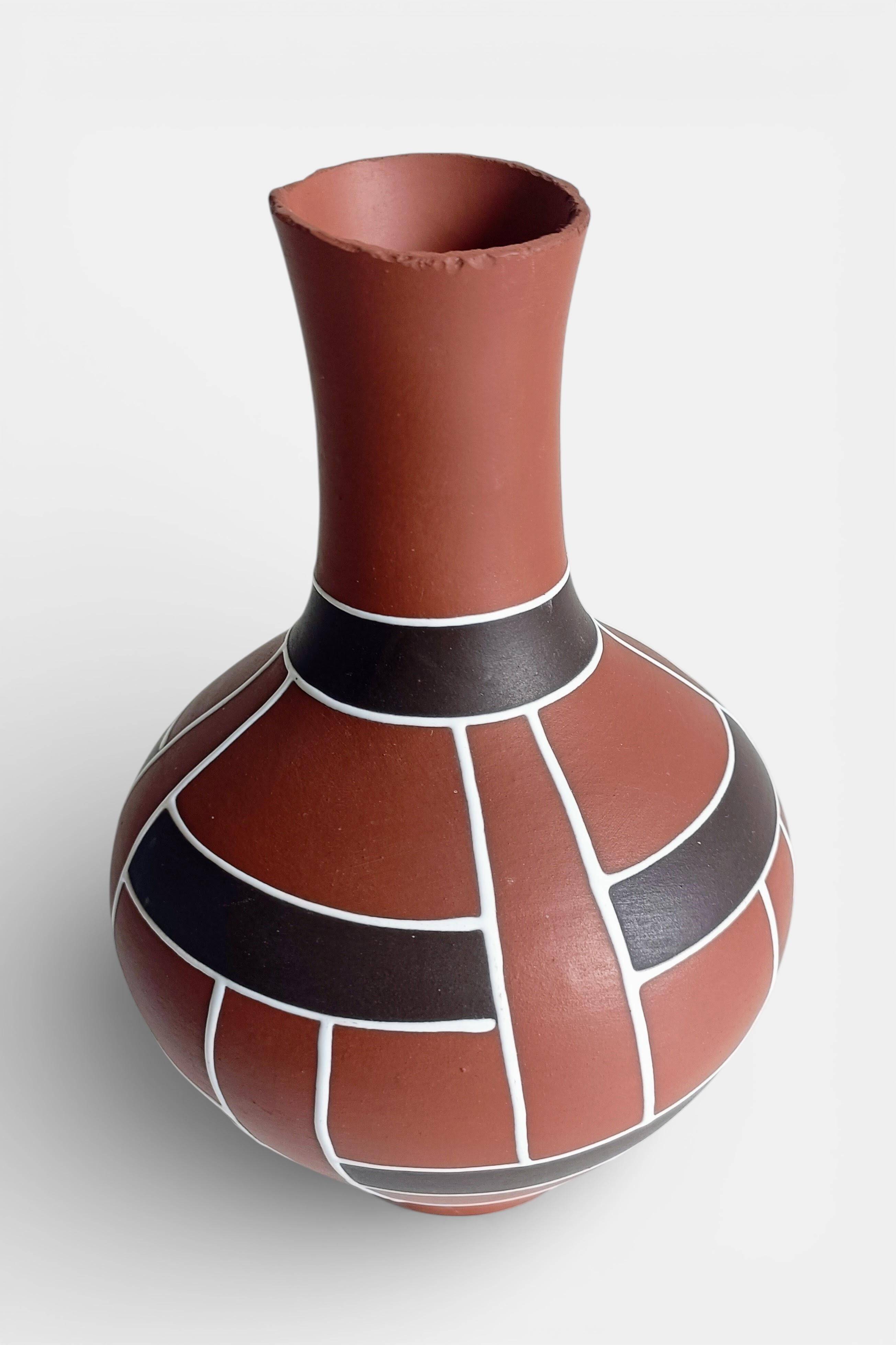 Mid-Century Modern Terracotta Pitcher by AKRU, West Germany, 1950s