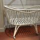 Rattan baby cradle