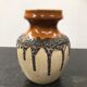 Former beige brown ceramic vase