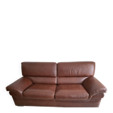 Canape cuir deux places convertible annees 70