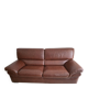 1970s two-seat leather sofa bed
