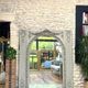 Important Antique Boiserie 176.5cm/158cm 19th Century Fireplace Mirror with Pitted Glass