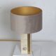 Vintage travertine table lamp attributed to Fratelli Mannelli, Italy, 1970s