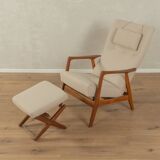 ROCK SIËSTA armchair with ottoman, Adolf Relling & Torbjørn Bekken