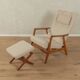 Fauteuil ROCK SIËSTA avec pouf, Adolf Relling & Torbjørn Bekken
