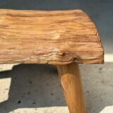 Stool in blond teak