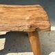 Stool in blond teak