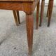 4 Art Deco chairs in solid oak with caning from the 1920s.