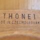 Lot de 6 chaises de bistrot Thonet, Tchekoslovaquie, vintage.