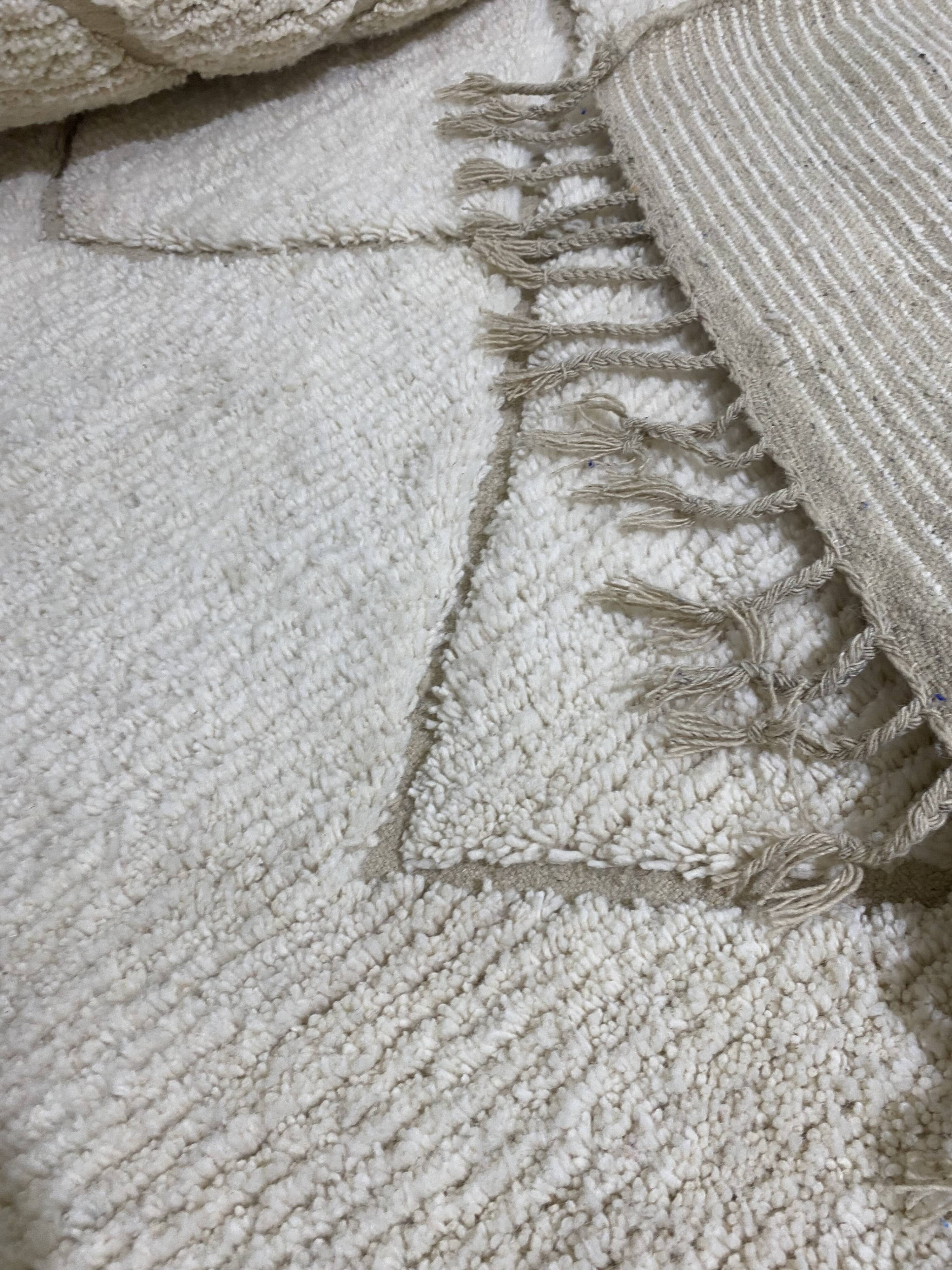 Tapis berbère en laine naturel 180/250cm
