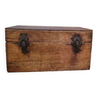 Old wooden box