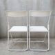Pair of n1 folding chairs "pop" series, höganäsmöbler sweden, 1970