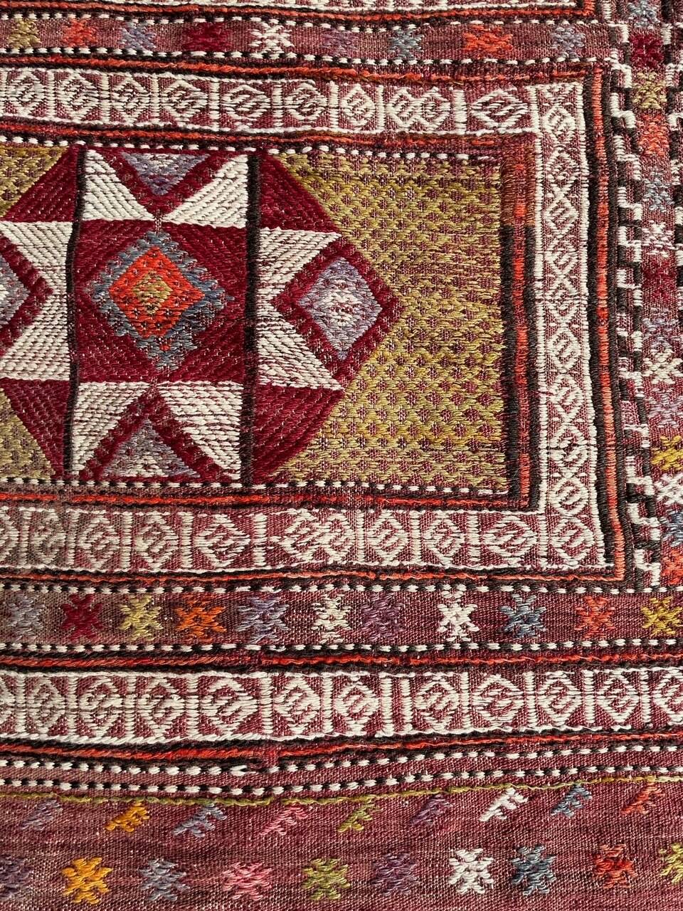 large vintage kilim rug
