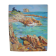 The rocks along the coast