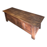 Antique solid oak chest