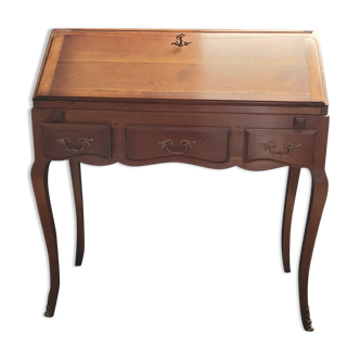 Wooden slope desk louis xv style