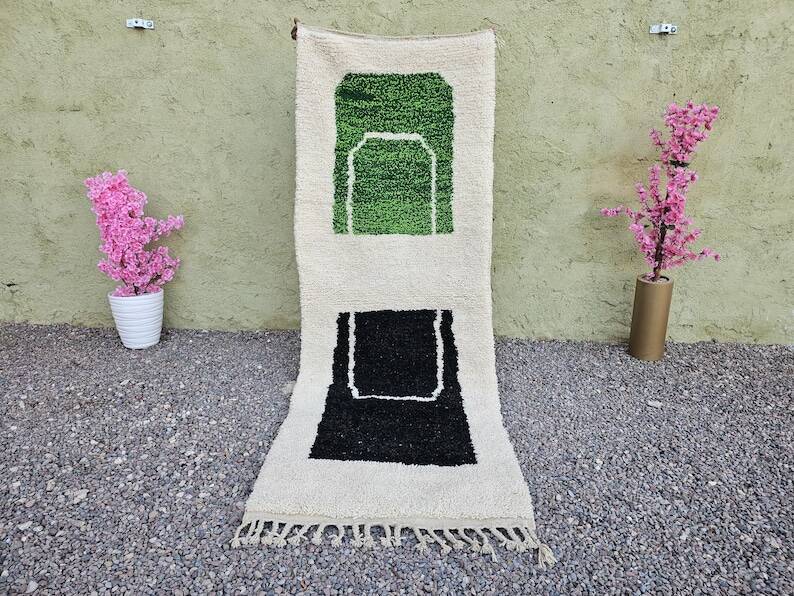 Handmade hallway rug 100cm x 300cm