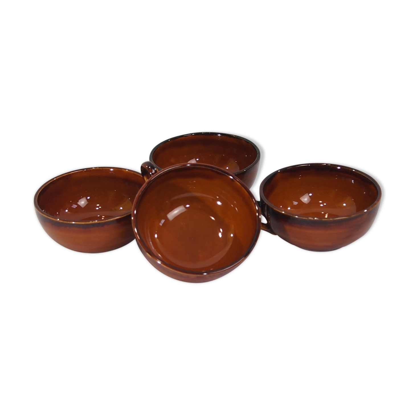 Lot of 4 cups Saint Clement France