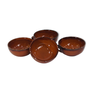 Lot de 4 tasses café Saint Clement France