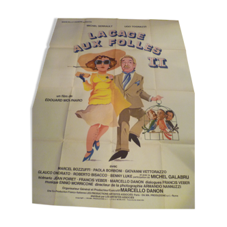 Old cinema poster "la cage aux folles 2"